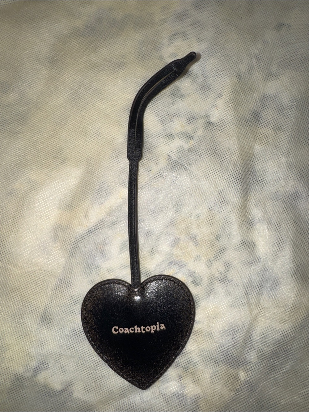 Coachtopia loved leather bag charm